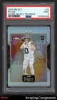 2024 Select Score Throwback Silver Prizm #23 Bo Nix RC ROOKIE PSA 9 Broncos
