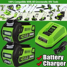 40V For Greenworks G-MAX Lithium Battery 29472 29462 29252 20202 40 Volt Charger