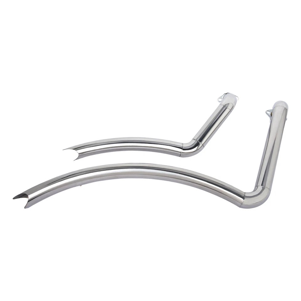 Exhaust Pipes for Honda Shadow ACE 1100 1997-2008 VT1100C2 Sabre Stainless Steel Foto 2 de 4