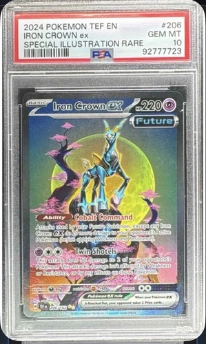 PSA 10 GEM MINT Iron Crown ex 206/162 SV05: Temporal Forces Holo