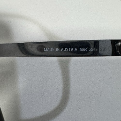Vintage CARRERA 5547 20 Sunglasses - Austria 80's - Large - ORIGINAL Grey Green - Picture 2 of 6