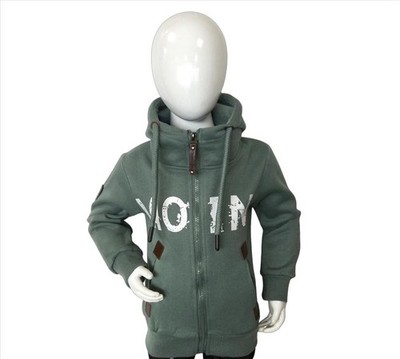 S&C Kinder Sweatjacke MOIN Kapuzenjacke MT263 grün