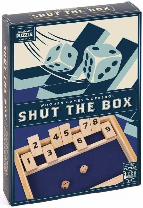 Professor Puzzle Shut The Box 1-4 Spieler Puzzle Spiel 6+