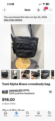 Tumi Alpha Bravo crossbody bag