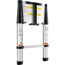 Échelle Télescopique Aluminium Extensible Multi-Usages Portable 3,2m 170kg