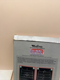 BLITZ Action Football (Vectrex)  Box, Cartridge & Overlay! In Clear Slipcover