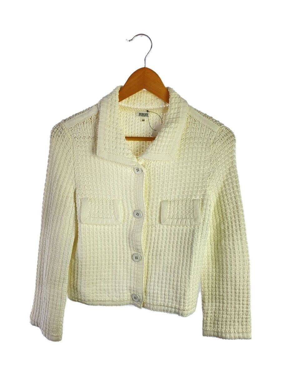 FOXEY BOUTIQUE altra giacca 40 cotone bianco 22395 stma110 usata