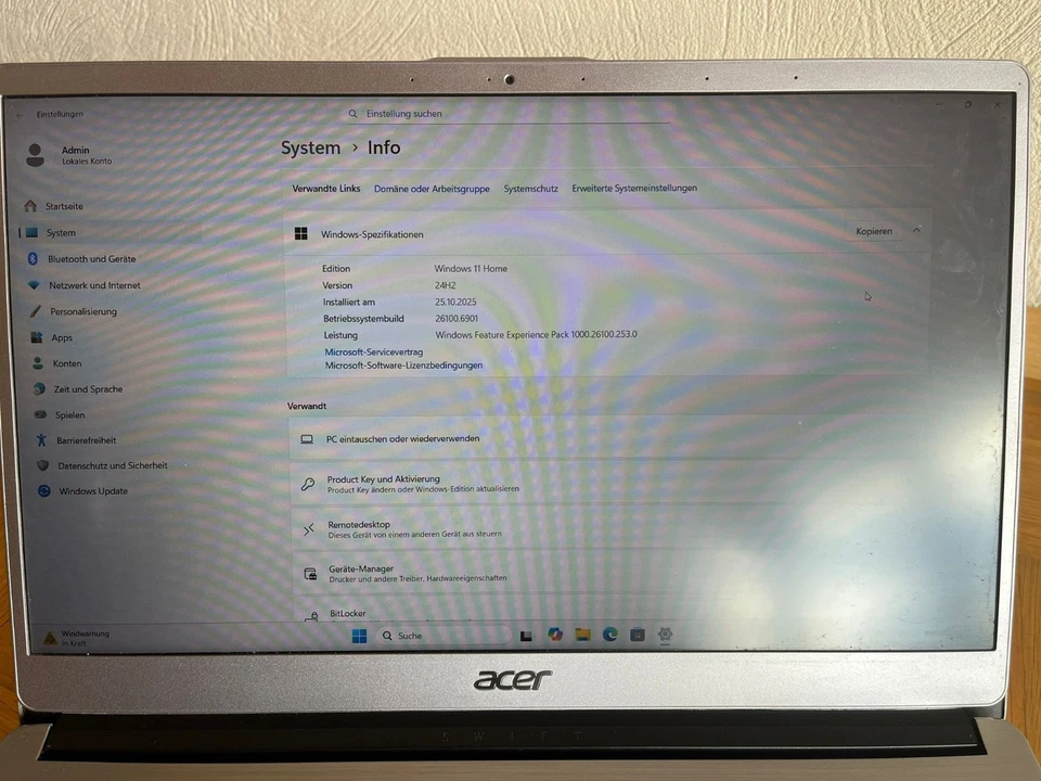 Acer Swift SF315-52 i7-8550U 8GB RAM 512GB SSD 15,6" Full HD - Bild 4 von 4
