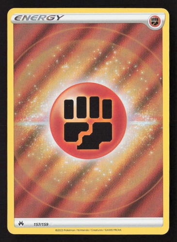 Fighting Energy (Texture Full Art) 157/159 - SWSH: Crown Zenith - NM - Holofoil