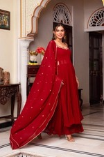 Presenting Faux Georgette Palazzo Suit With Dupatta For Women And Girls