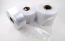 LDPE Schlauchfolie 100mm x 0,1mm, 250m, Transparent, 76er Kern