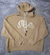Palm Angels Bear Hoodie Beige M Medium Authentic! Excellent Cond. has Tags