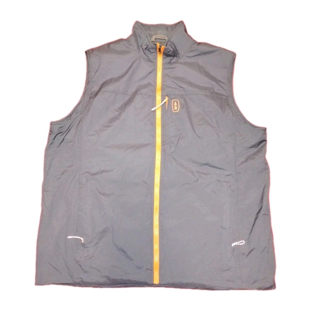 BASS OUTDOOR Men's Fishing Vest Lightweight Insulated Full-Zip XL NWOT Blue