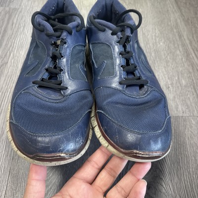 Nike Free Run 3 Leather Brown Blue Men display picture 3