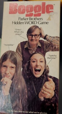 Vintage 1973 Boggle Parker Brothers Hidden Word Game No. 272, Missing ...