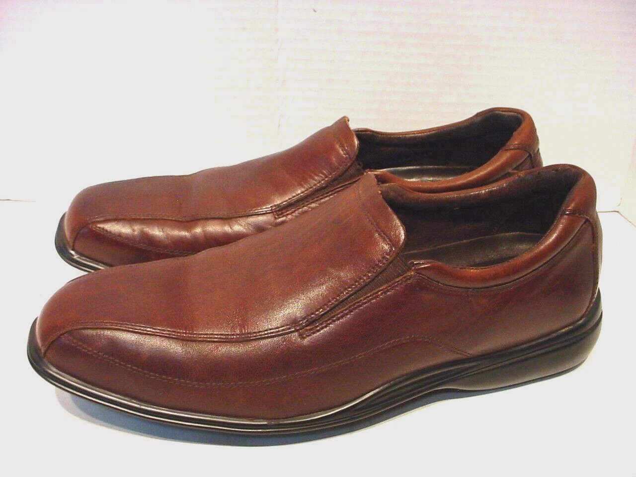 Mocassini abito da uomo Cole Haan NikeAir marrone in pelle taglia 8