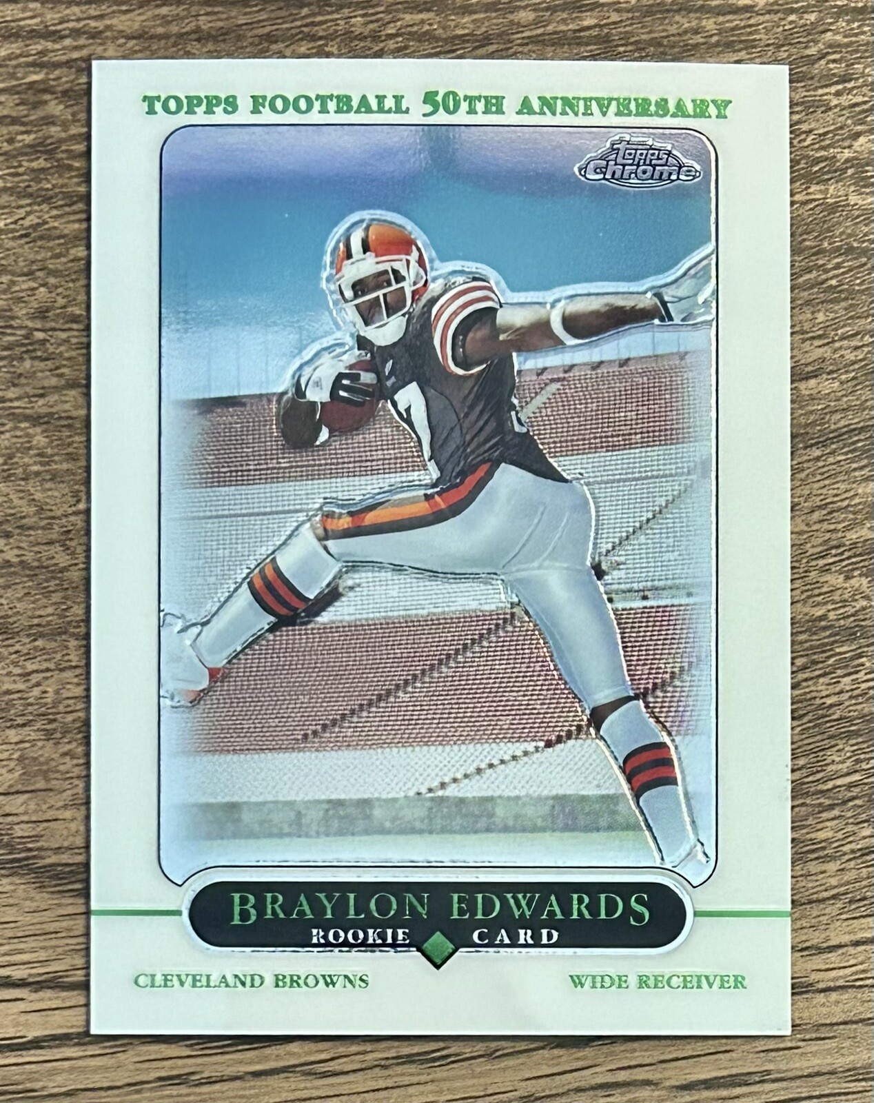 2005 Topps Chrome #174 Braylon Edwards RC