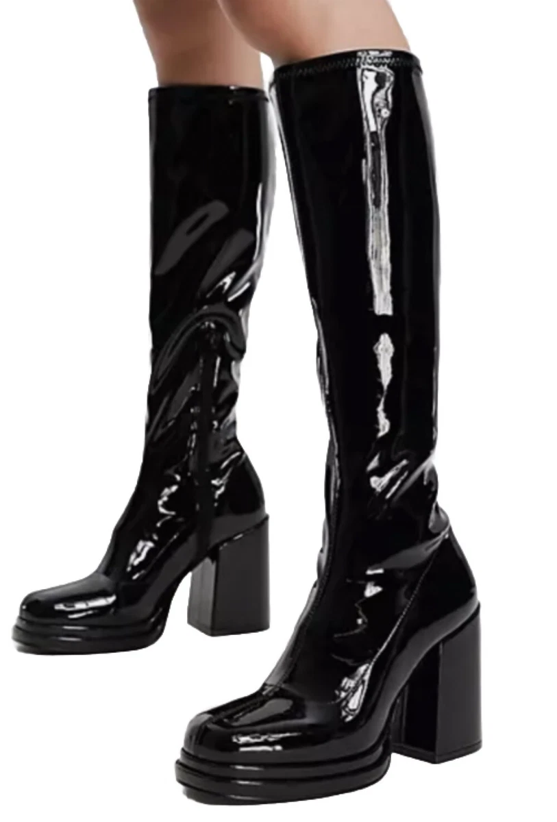 Steve madden black tall boots sale