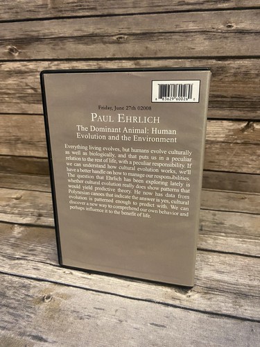 Paul Ehrlich The Dominant Animal Human Evolution Environment DVD 2008 - Imagen 2 de 5