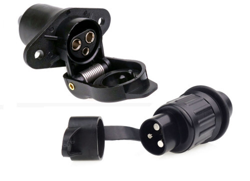 3 Polig Traktor Stecker Steckdose 12V 24V Für LKW RV PKW KFZ Traktor Anhänger.. - Bild 15 von 15