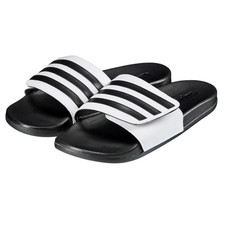 adidas Adissage Supercloud White Black 