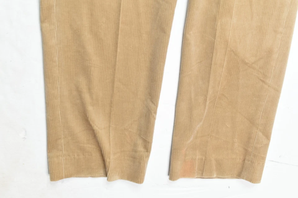 Pantalones de pana Pal Zileri para hombre 36x31 algodón tostado pierna recta calce clásico algodón Foto 3 de 4