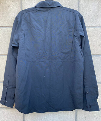 Chemise Columbia Twisted Divide Pour Homme, Taille M, Noire, Manches Longues Avec Technologie Omni-Shield - Neuve Avec étiquette