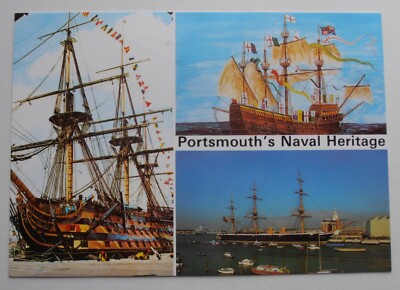 PORTSMOUTH'S MARINE ERBE POSTKARTE