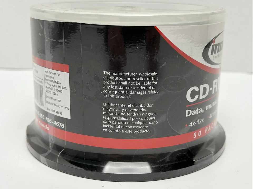 Innovera Cd-rw 50pack  - Image 4 of 4