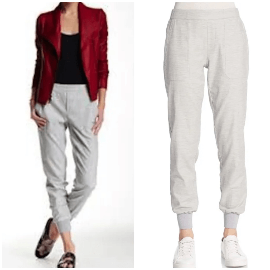 Vince Cotton Patch Pocket Jogger Pants Size Small Heather