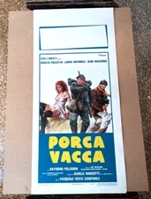 Locandina originale - PORCA VACCA Renato Pozzetto - Poster Playbill Affiche