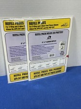 2 New Pioneer Photo Album Refill Pages Packs 47-APS 4" x 7" for APS-247