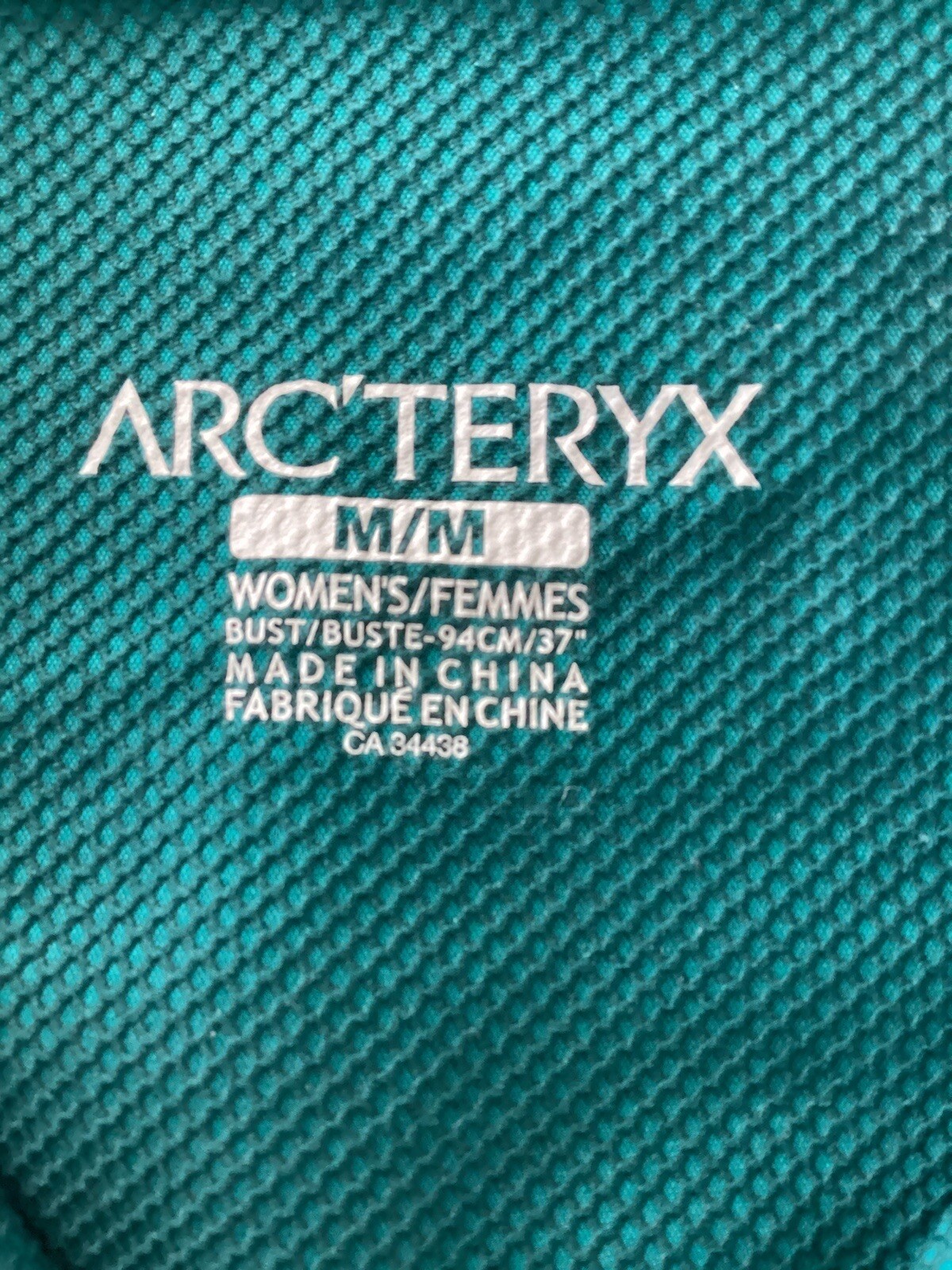 ARC'TERYX Arc’teryx Womens Medium Full Zip Windbreaker Teal Green