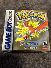 Pokemon Gold CiB Complete in Box in VERY nice shape. Nintendo Game Boy Color