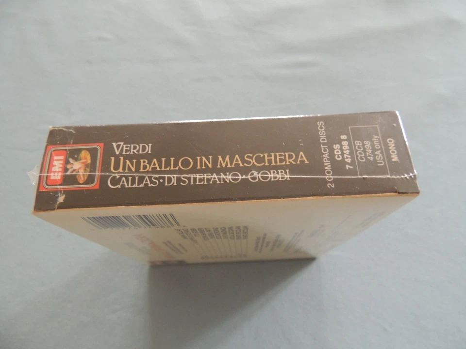 2 CD Box Maria Callas Verdi Un Ballo In Maschera Emi Germany | Sealed Neu OVP - Bild 4 von 4
