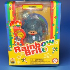 Rainbow Brite Chase Twink Blue Glitter Figure 40th Anniversary CheeBee NIB