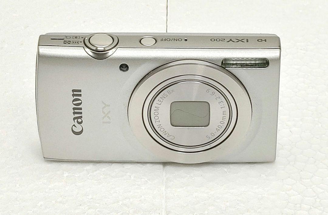Canon IXY200 Compact Digital Camera Optical 8X Zoom Silver Tested Working
