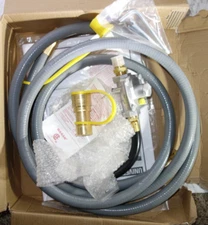 Universal Natural Gas Conversion Kit Quick Connect Coupler,Hose, Regulator