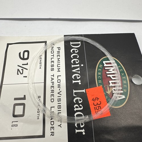 23 Packungen Umpqua Federvorfach Fluorocarbon Betrüger Sinkschnur konisch - Bild 23 von 23