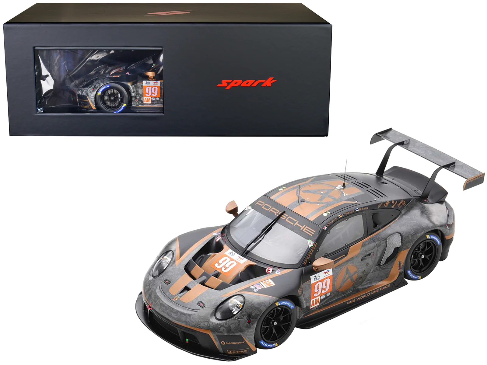 Porsche 911 RSR-19 #99 Andrew Haryanto - Alessio Picariello - 1/18 Model Car