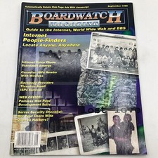 Boardwatch Mag. 1996 Internet People Finders, Backbone Providers, Canadian ISPs
