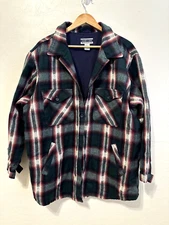 County Seat Nuovo Mens Vintage Plaid Jacket Size L Oversized XMAS Barn Chore