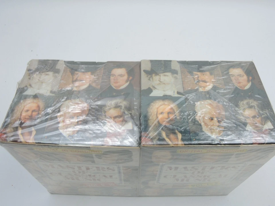 (Sealed) Vintage 1984 Masters of Classical Music RARE Cassettes vol 1-5 & 6-10 - Image 3 of 4