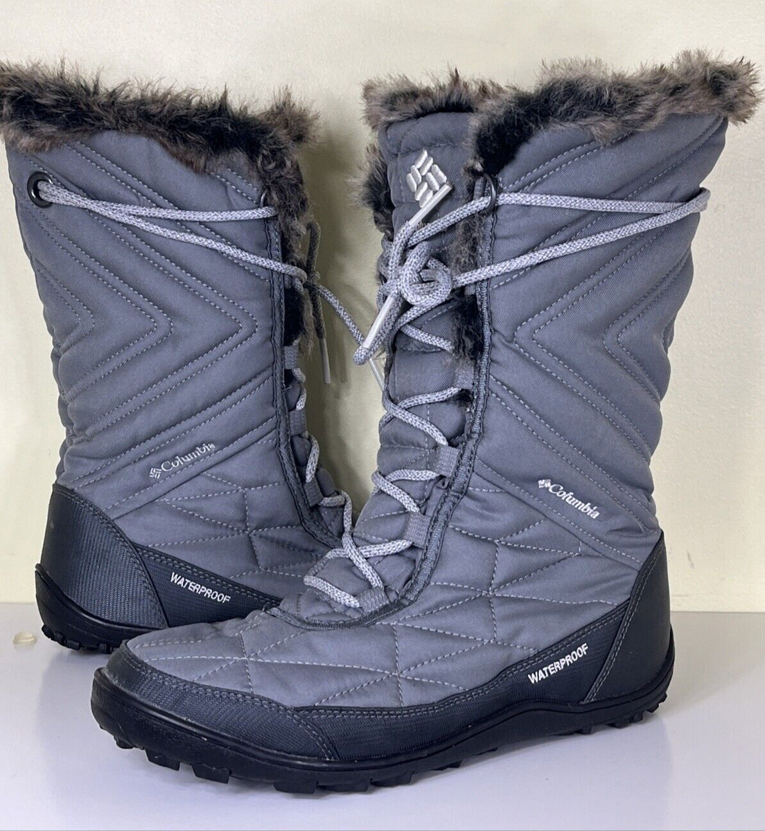 Waterproof Quilted Lace Up Boots 39186af8-df82-5b31-bd58-  main image 3