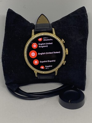 Fossil Gen 4 Authentic Digital Dial Smart Watch Custom Band FTW6012 AB415