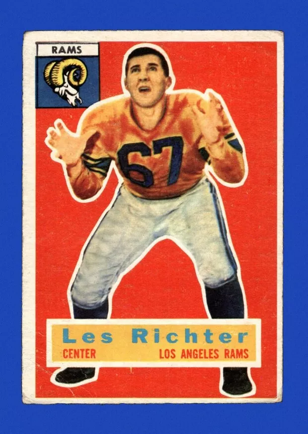 Les Richter trading card