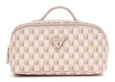 GUESS trousse de toilette G Wave Large Cosmetic Travel Bag Blush Logo