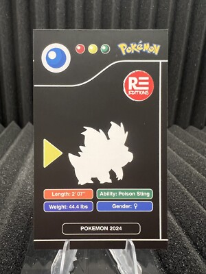 Nidorina #30 - Pokedex Black Kanto 2024 - Pokemon Card NM | eBay