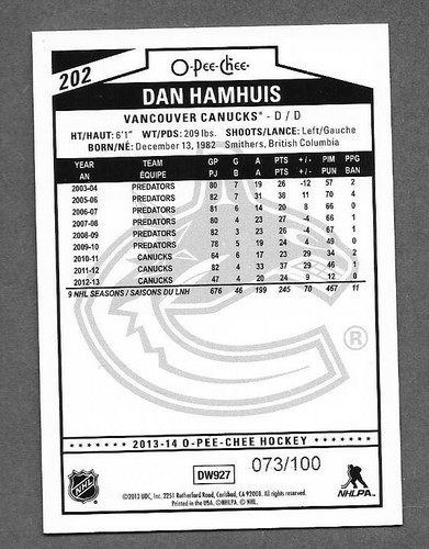 2013-14 O-Pee-Chee Black Rainbow /100 insert cards You U pick for set 1-600 - Picture 33 of 85