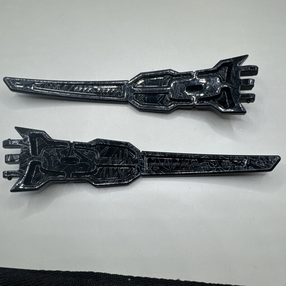 Oakley Oil Rig II negro pulido con texto fantasma plateado brazos de repuesto OEM Foto 3 de 3